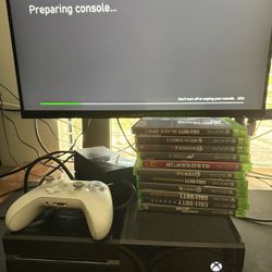 Xbox One - 11 games - 1x Controller