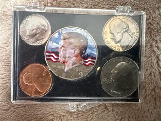 1969 U.S. Coin Set – Colorized 40% Silver Kennedy Half Dollar