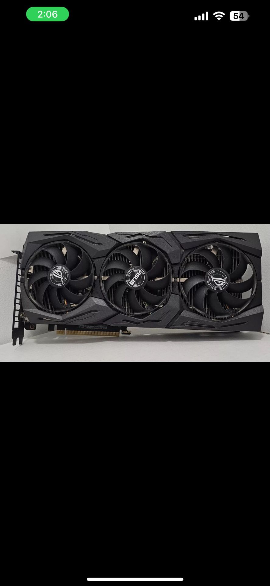 ASUS 3060 Ti Rog strix GeForce OC