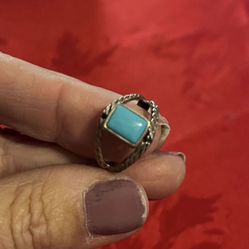 Sleeping Beauty Turquoise Ring 