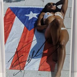 Tasha Steelz Authentic Signed Autographed 8x10 Wrestling Photo COA Collectible