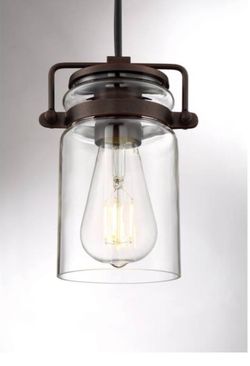 Industrial Pendant Light Fixture New In Box