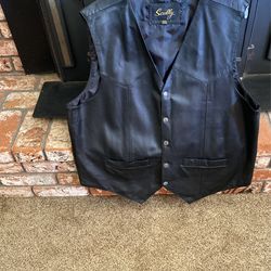 Men’s Leather Vest