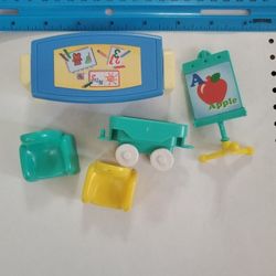 My Happy Family Dollhouse School Furniture & Figures Lot Replacements 