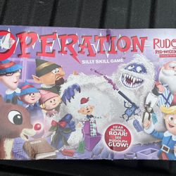 Rudolph the Red Nosed Reindeer Operation Game, collector’s Edition, Hasbro 