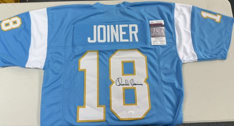 CHARGERS AUTOGRAPHED “CHARLIE JOINER” JERSEY