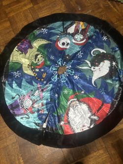 Nightmare before Christmas trees skirt