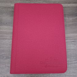Trading Card Binder in Red