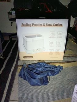 Folding proofer and slow cooker