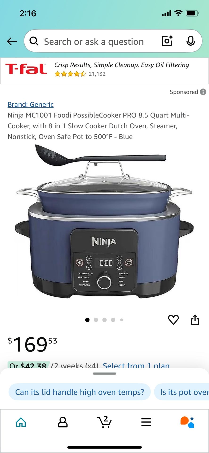 Ninja Foodi Cooker