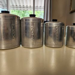 Vintage Kitchen Canisters 