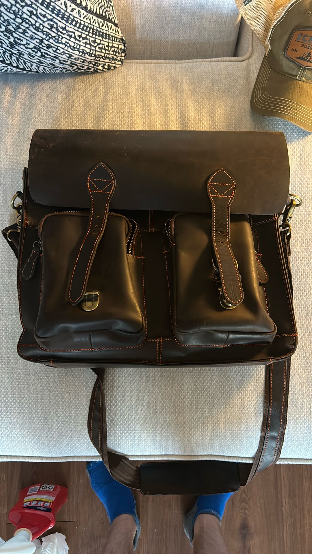 Genuine Leather Computer Bag