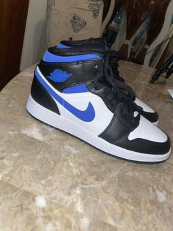 White Black Racer Blue (GS) DS Size 4.5