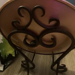 Beautiful Painted Plate With Stand