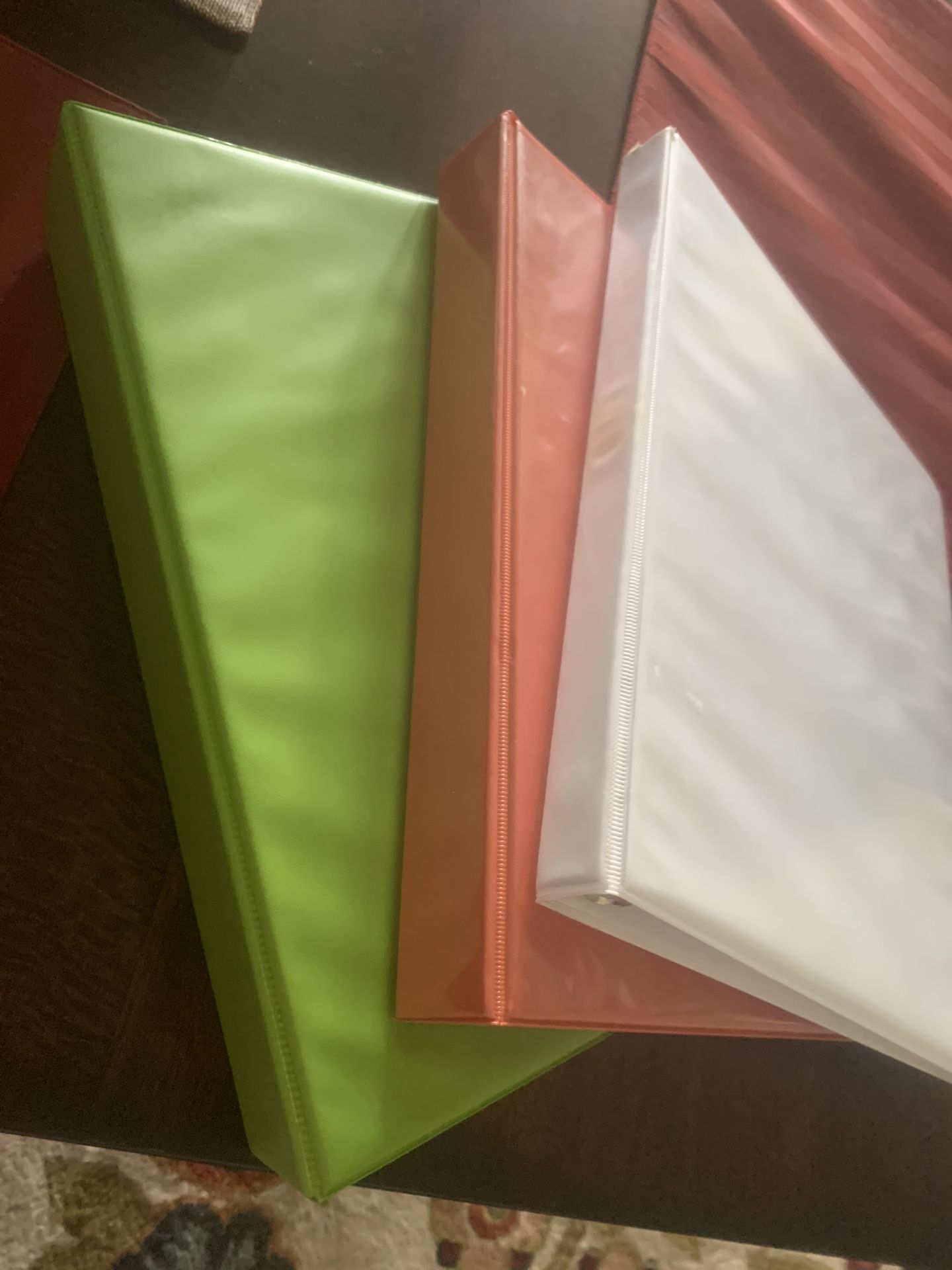 Binders (various sizes and colors)