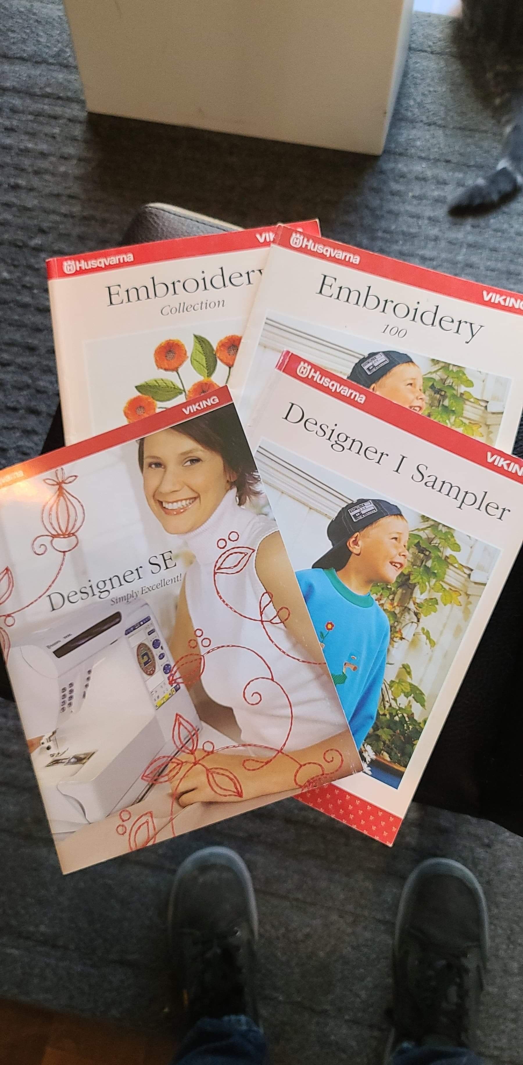 Husqvarna Viking Designer 1 Sewing Machine with Embroidery Table & USB