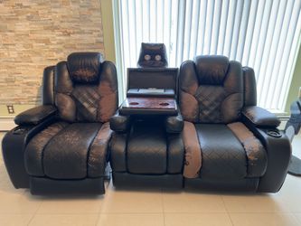 Leather Couch (Read Description)