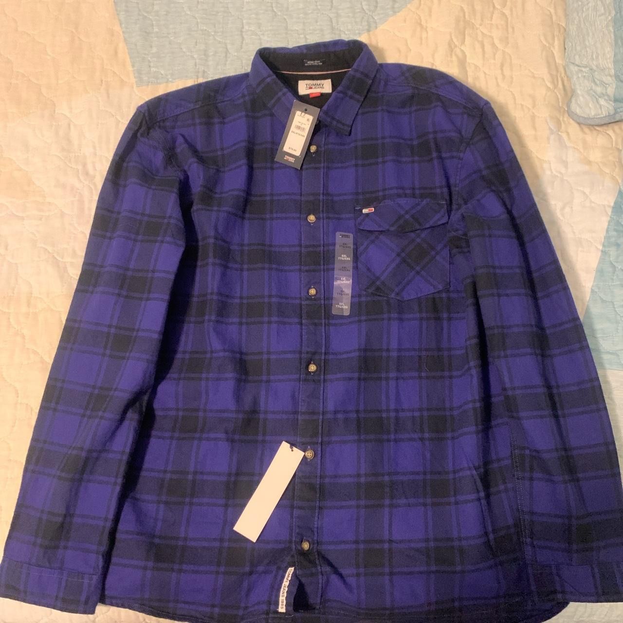 Tommy Hilfiger Flannel Purple 2XL