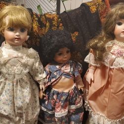 3 Vintage Dolls