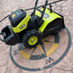RYOBI 40V HP Brushless 18 in. Battery Powered Rear Tine Tiller (Tool Only)
