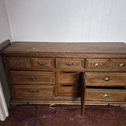 Rustic wood dresser great project