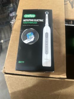 [329]. Rotating Electric Toothbrush - 3 Cleaning Modes, Smart Memory & 2-Minute Timer, Type-C Rechargeable Sonic Toothbrush with Low Battery Alert, In