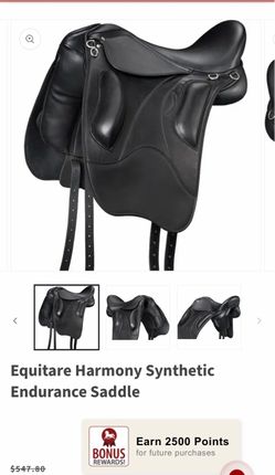 Equitare Harmony Synthetic Endurance Saddle