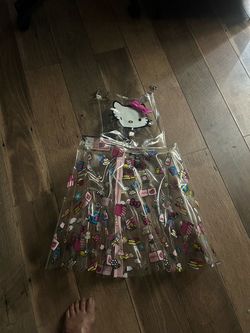 Hello Kitty Clear Vinyl Overall Dress