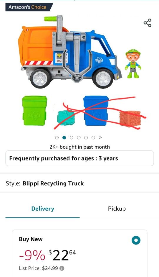 Blippi Garbage Truck