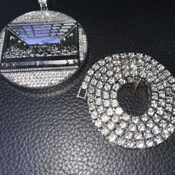 Moissanite VVS Supper Chain