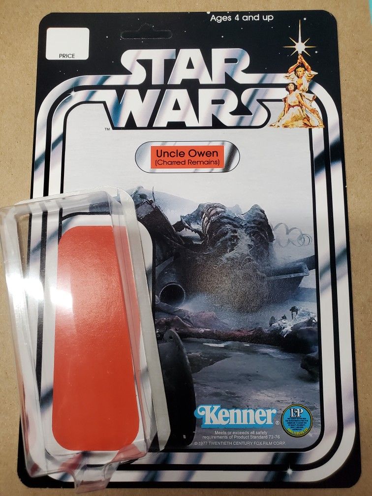 Custom Star Wars Uncle Owen & Aunt Beru Cardbacks