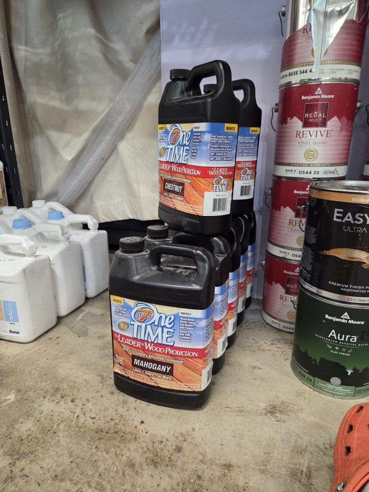 One Time Wood Protection