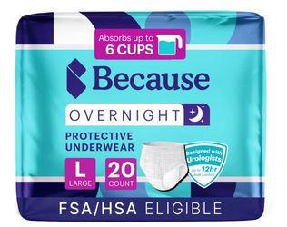 Because Overnight absorbency Pull ups.