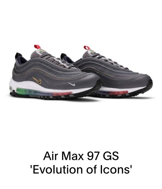 NIKE AIR MAX 97 EOI (GS) DD2002 001 MENS SIZE 6Y