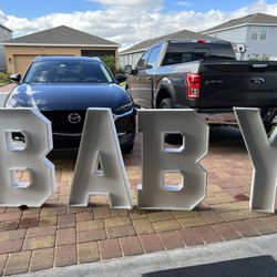 Marquis Letters baby Shower -made To Order