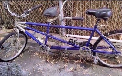 Tandem 2 person bike