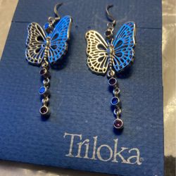 Sterling & Amethyst New Earrings 