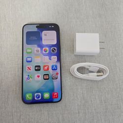 Apple iPhone 15 Pro Max 5G - UNLOCKED - Like New (Blue)