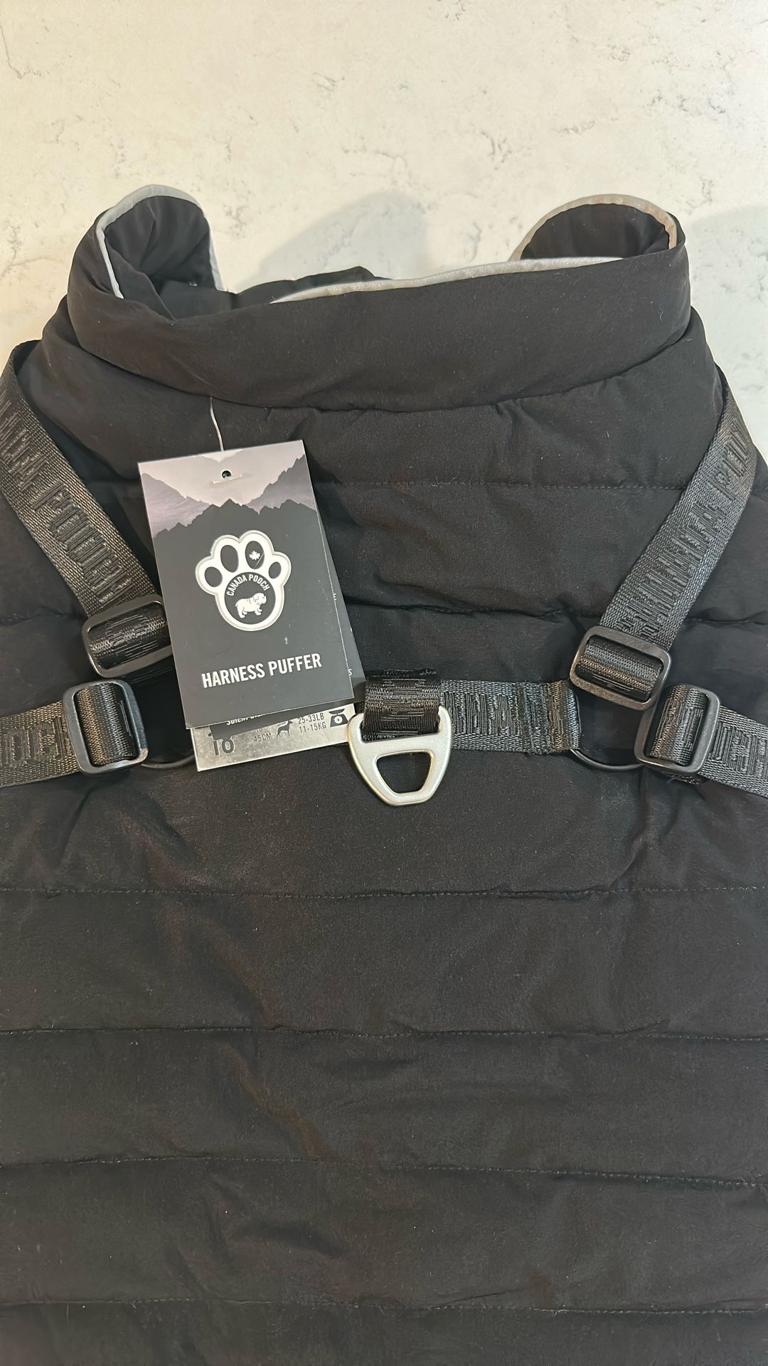 Harness Puffer For Dogs 25 To 33 lbs