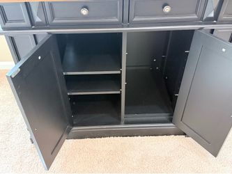 Black Wooden Cabinet