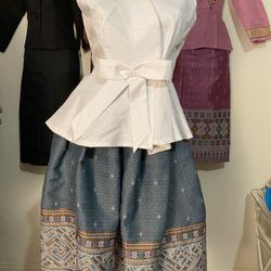 Laos Cotton Skirt Set $110 Including Shipping 