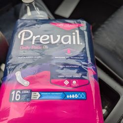 Prevail daily pads. I'm selling a pack of at least sits six $8 each or $44 for the sets. The going rate is $15 each. If you're interested let me know