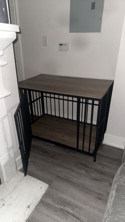 Heavy Duty Dog Crate Furniture End Table