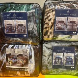 Blankets.  $30. Queen Size 
