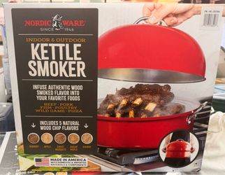 Nordic Ware Indoor & Outdoor Kettle Smoker – Brand New