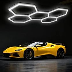 Hexagon Lights Garage LED System 5 Grid, 168W 20160LM Super Bright Hexagon Garage Lights