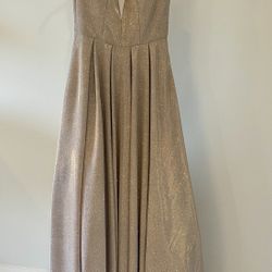 Prom, quinceañera, Rose Gold Dress, Size 0