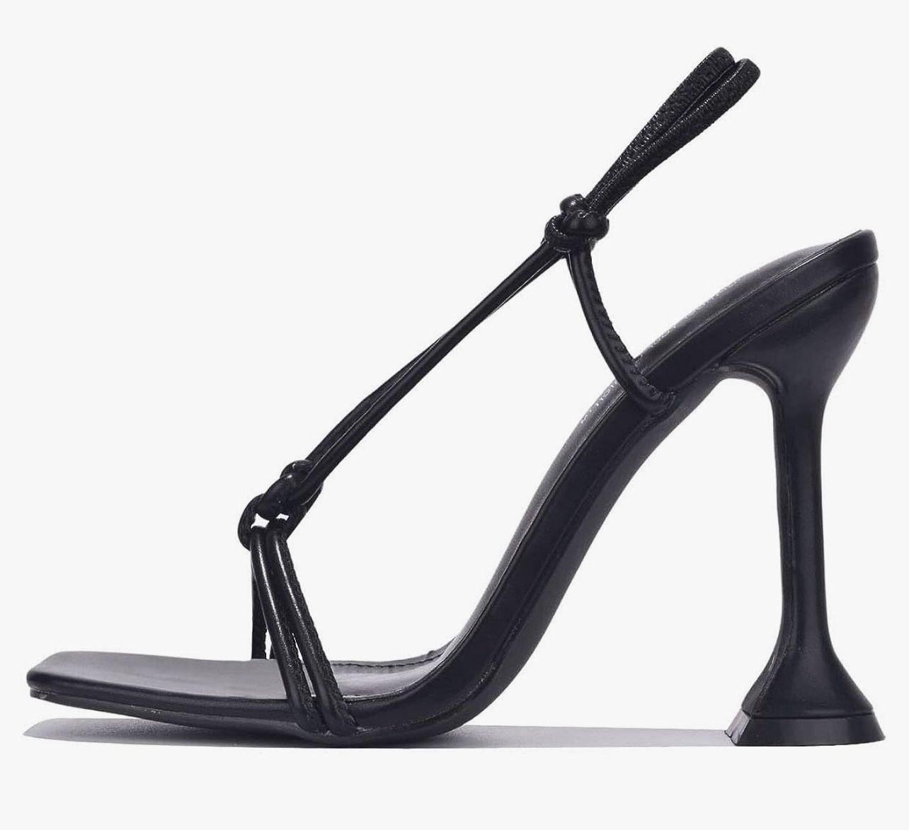 Cape Robbin Remember Your Comfort Black Strap fashion Heel London