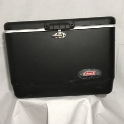 Coleman 54-Quart Steel Belted Cooler in Matte Black