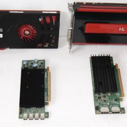 LOT of 6 graphics cards - (UNTESTED - SOLD AS IS) - NVIDIA / AMD  graphics cards